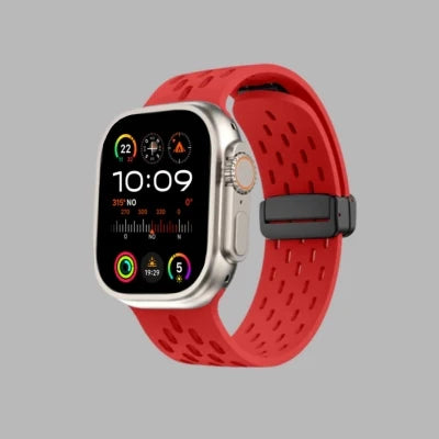 Cinturino in silicone Magnetic sport  per Apple Watch, design elegante e resistente