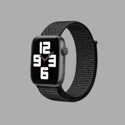 Cinturino in nylon sportivo per Apple Watch, design elegante e resistente