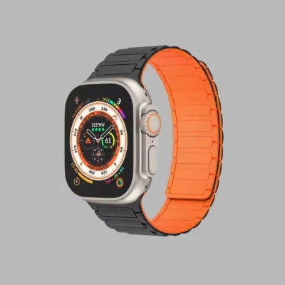 Cinturino in silicone Magsteel per Apple Watch, design elegante e resistente