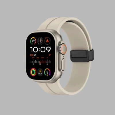 Cinturino in silicone Silicon Magnetic per Apple Watch, design elegante e resistente