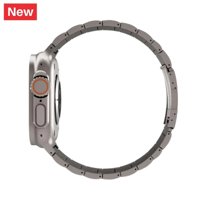 Cinturino in titanio naturale apple watch ultra da 49mm design e qualità