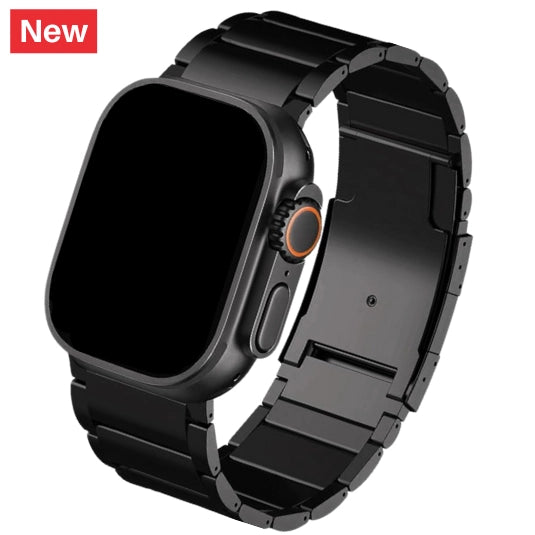 Cinturino in titanio nero per apple watch